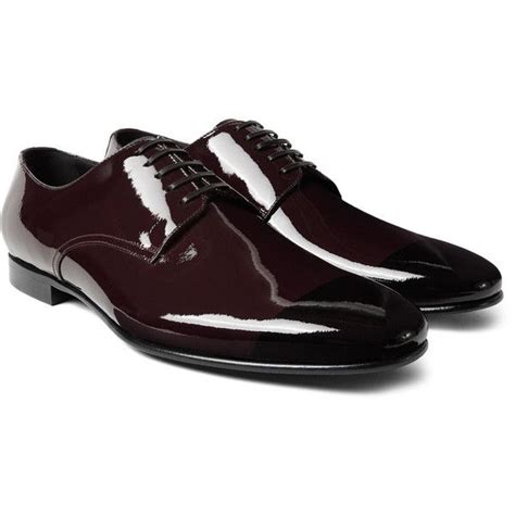 Burberry Prorsum Patent Leather Derby Shoes 